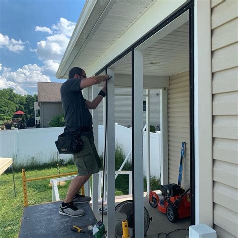 screen tight porch installation